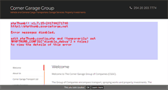 Desktop Screenshot of cornergaragegroup.com