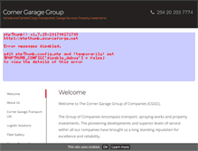 Tablet Screenshot of cornergaragegroup.com